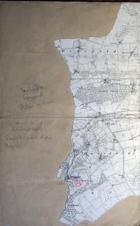 RCHME Herefordshire Wigmore surveyors notebook map west