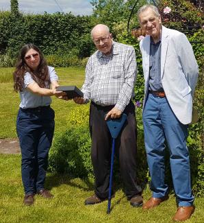 Dr Olver, Dr Vanessa Banks and David Whitehead