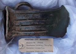 Bronze axe from Whitehouse Farm Garway