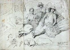 Elizabeth Rachel and David Dew Coppett Hill Goodrich 1826 Joshua Cristall